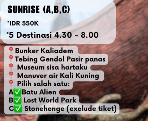 Paket Lava Tour Merapi F