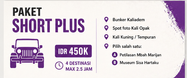 Paket Lava Tour Merapi