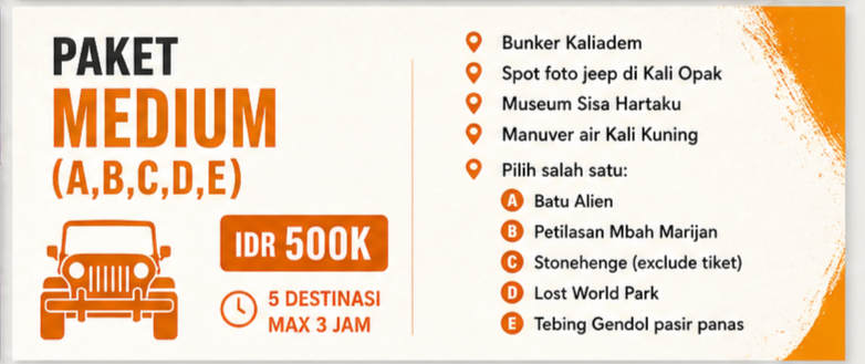 Paket Lava Tour Merapi